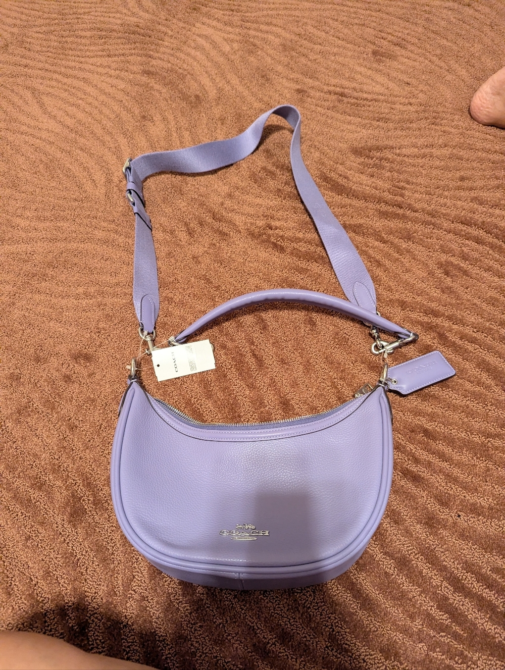 Coach Aria Bag In Violet NWT - Picture 2 of 5